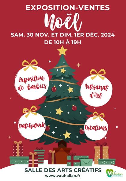 Exposition-Vente de Noël à Vauhallan Du 30 nov au 1 déc 2024