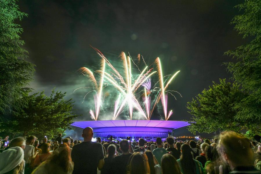 Feu d&rsquo;artifice du 14 juillet_Saint-&Eacute;tienne