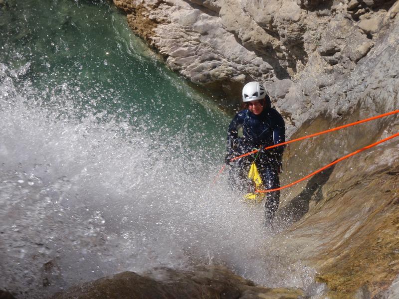 Canyoning au Grenand avec Vertes Sensations