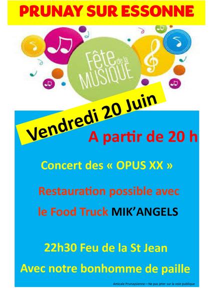 Fête de la Musique – Prunay-sur-Essonne