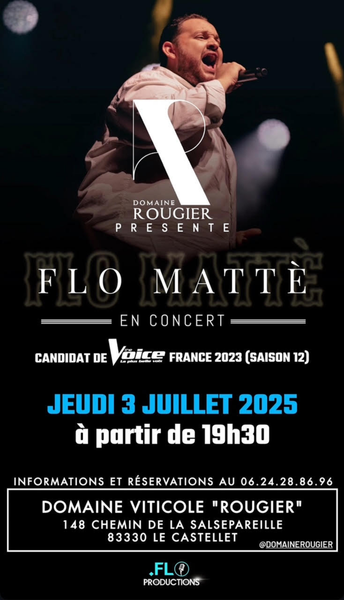Concert Flo Matté_Le Castellet