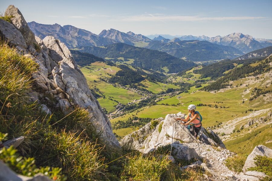 Via ferrata avec un guide