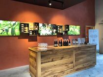 L'espace de dégustation du Domaine du Mont Verrier à St Julien en Beaujolais