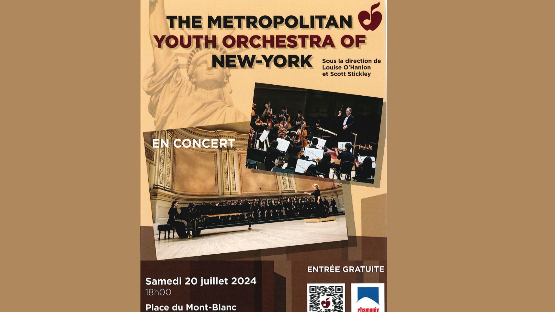 The metropolitan Youth Orchestra of New York en concert