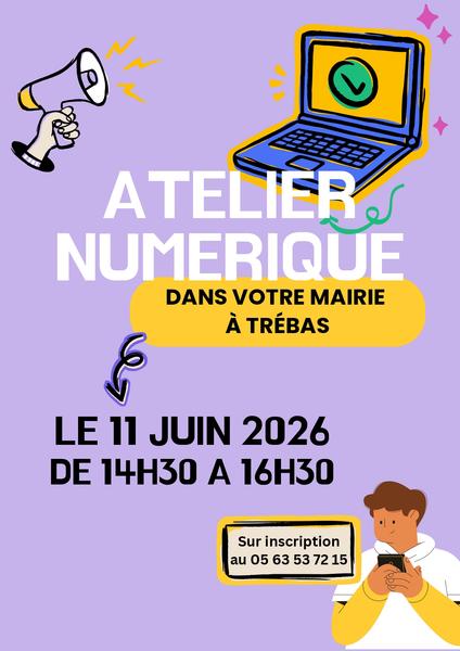 Atelier numérique à Trébas - France Services Val81