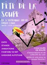 Affiche_Fête de la soupe par l'association L'Arteresse de Vertrieu_Vertrieu