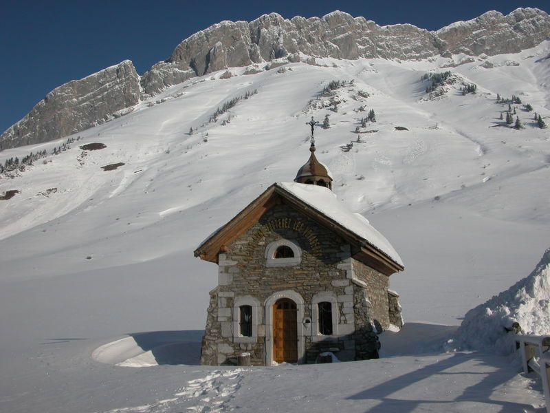 Chapelle Sainte Anne en hiver