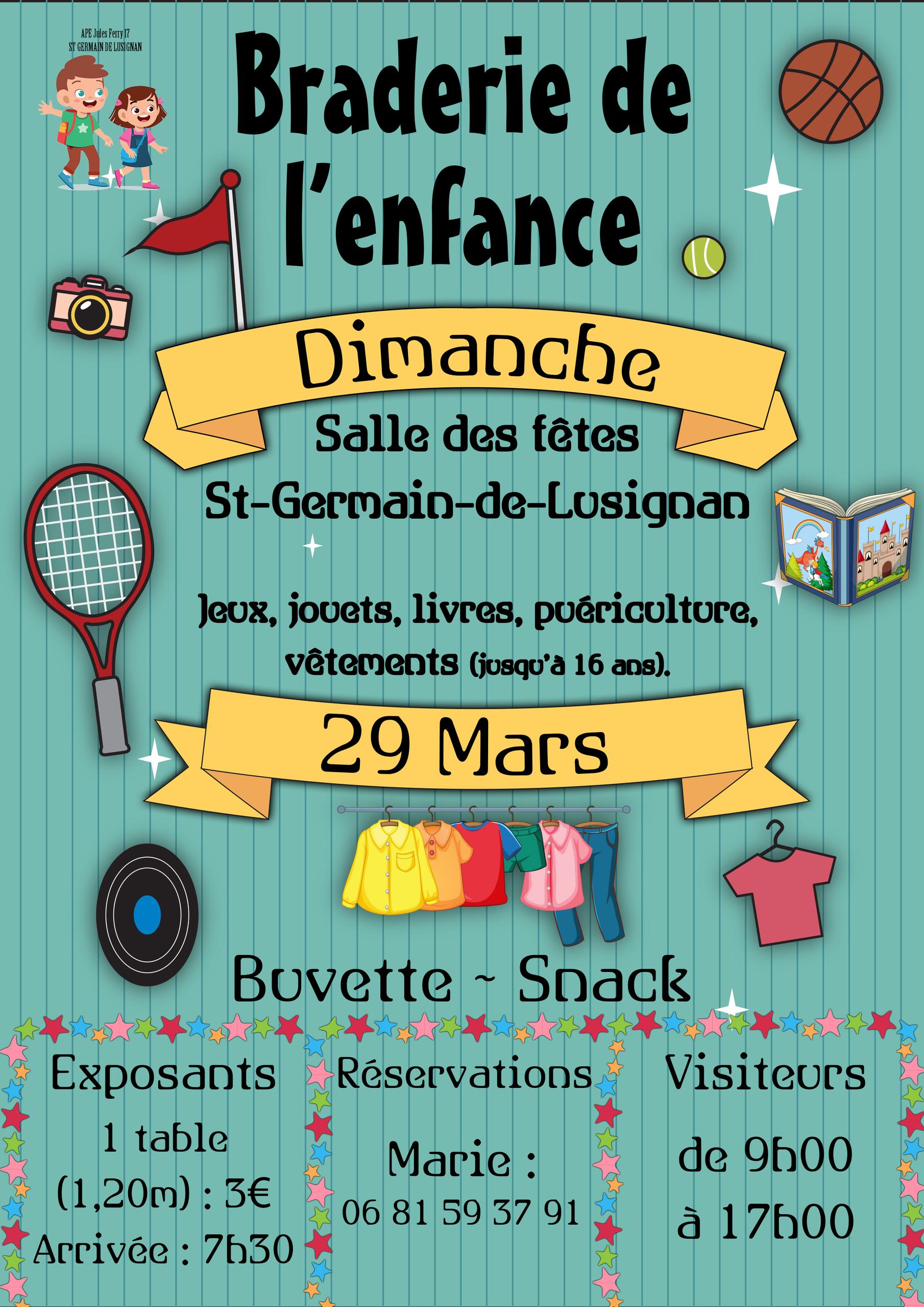 Braderie de l'enfance