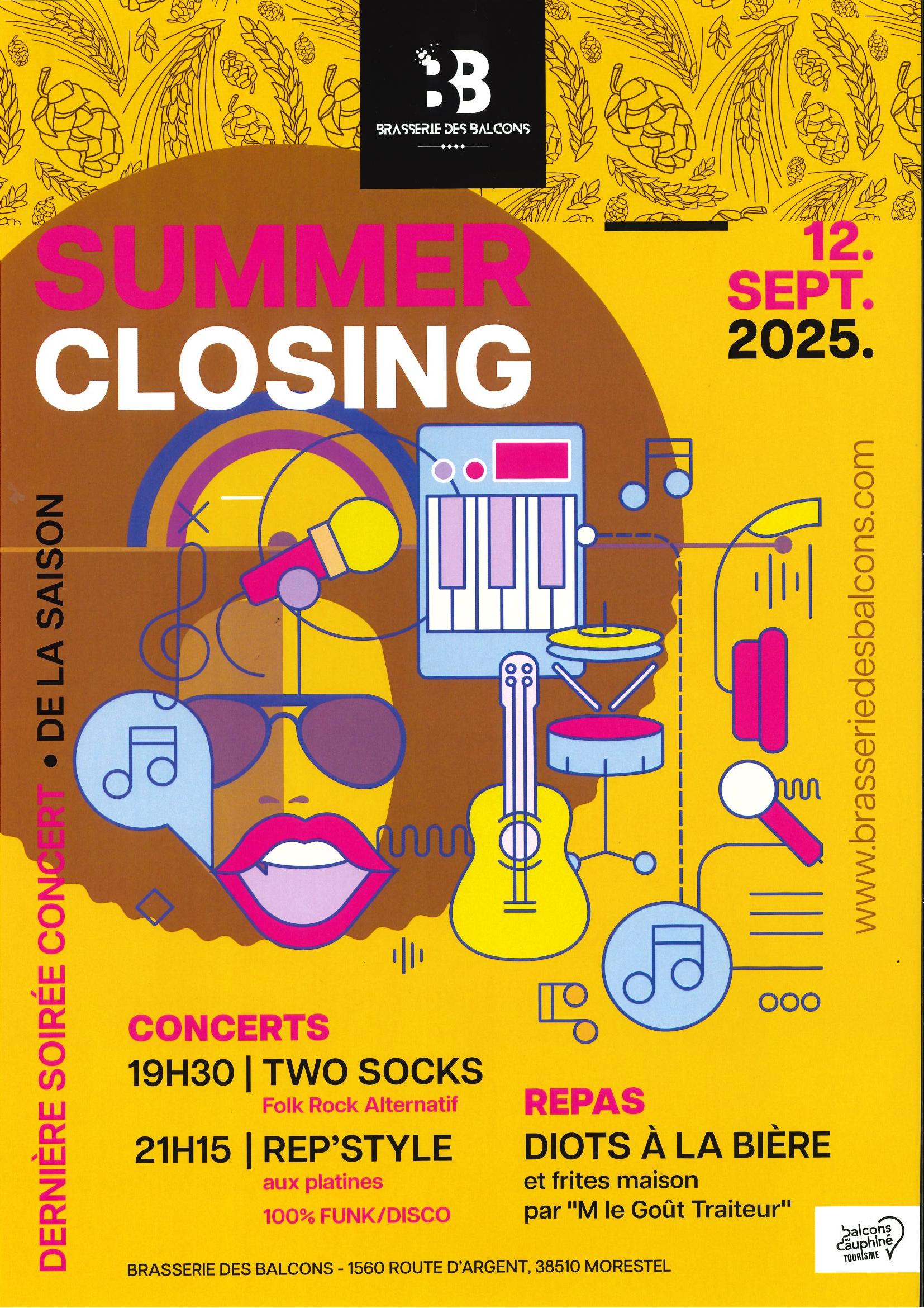Summer closing à la Brasserie des Balcons_Morestel