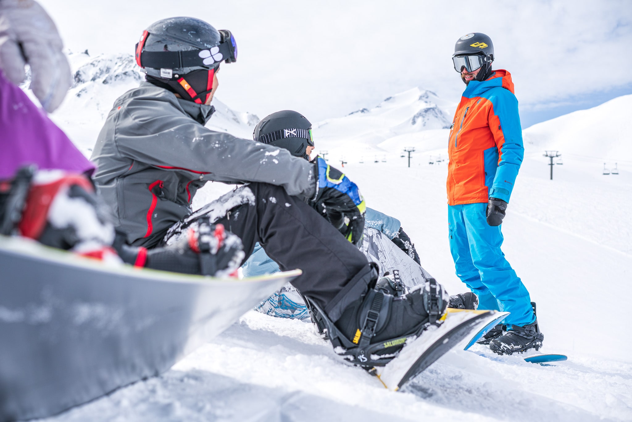 Cours collectif snowboard
