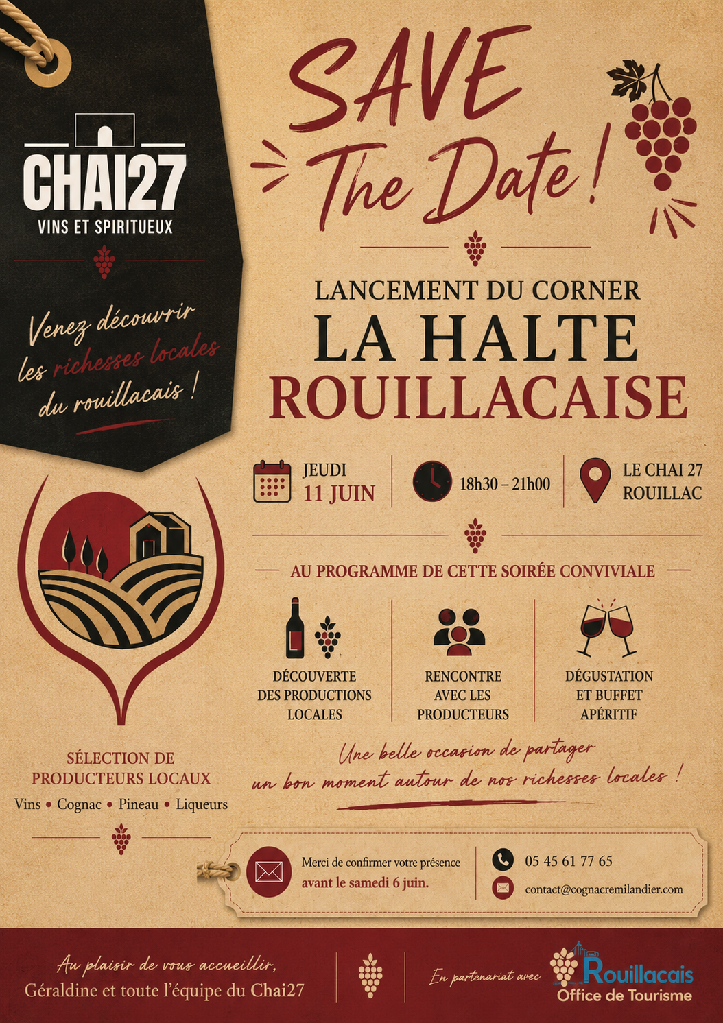 Lancement du corner La Halte Rouillacaise