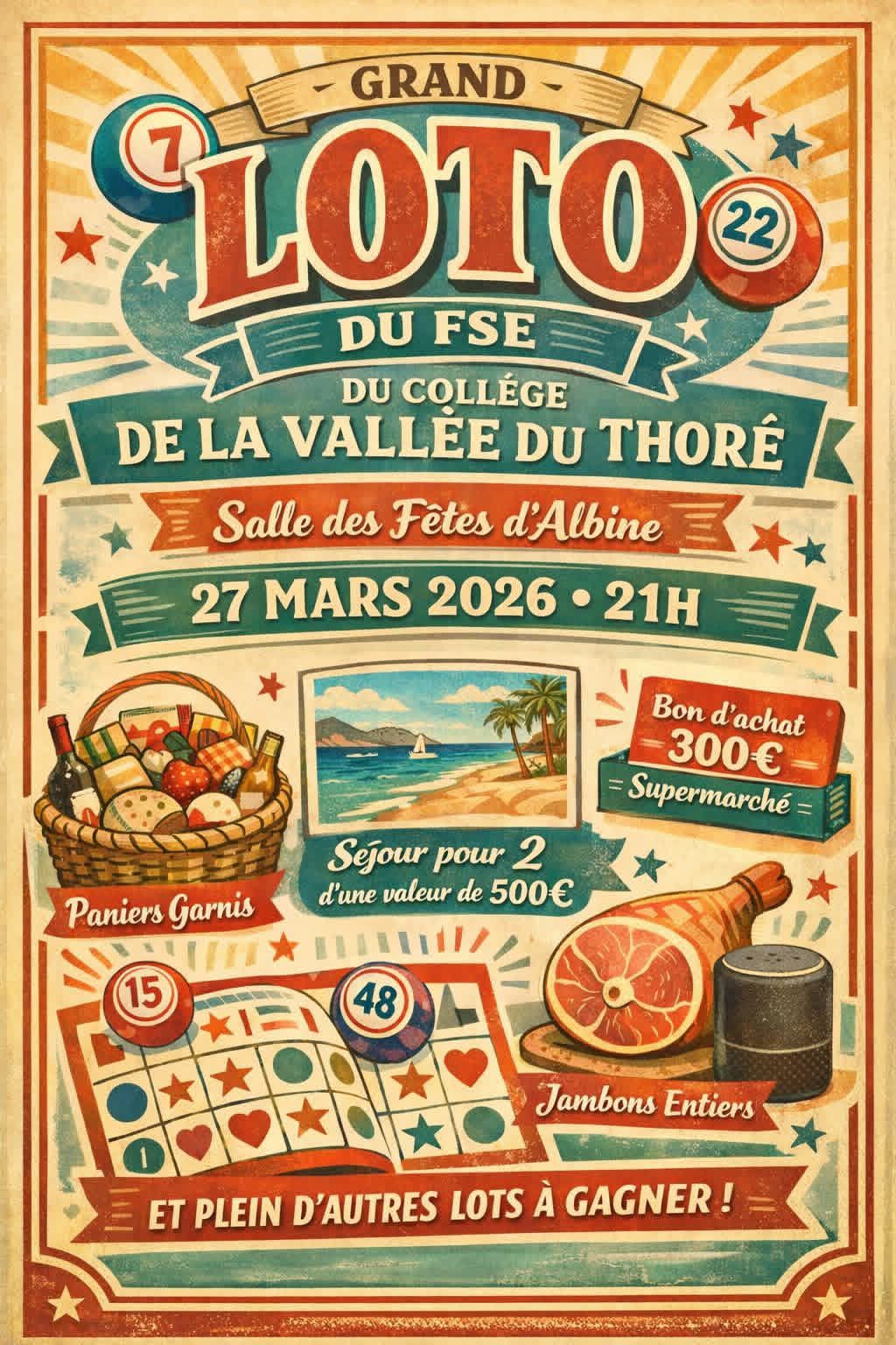 Loto du collège de la Vallée du Thoré_Albine