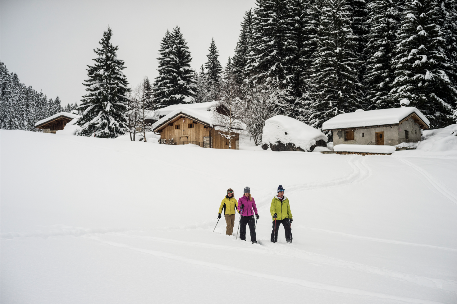 Snowshoeing in Pralognan-la-Vanoise