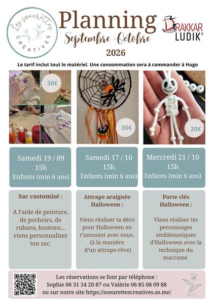Atelier créatif enfants