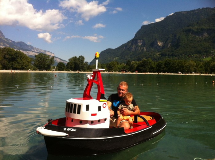 Promenade en bateaux miniatures