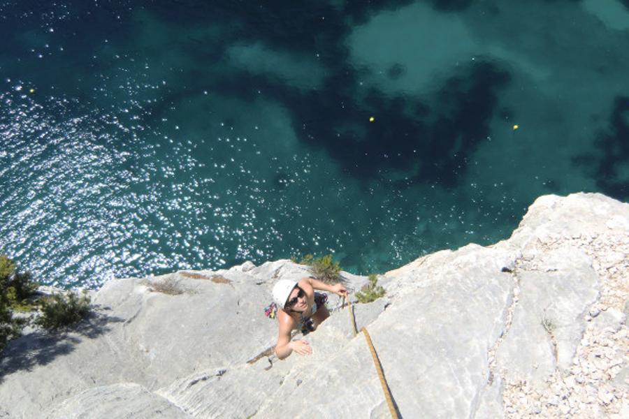 Escalade grande voie demi-journée.