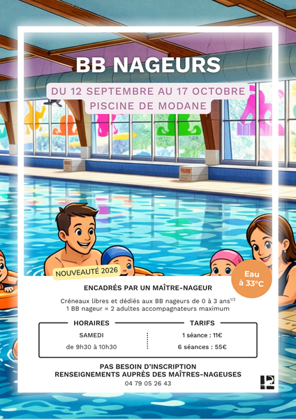 Image Affiche BB nageurs automne
