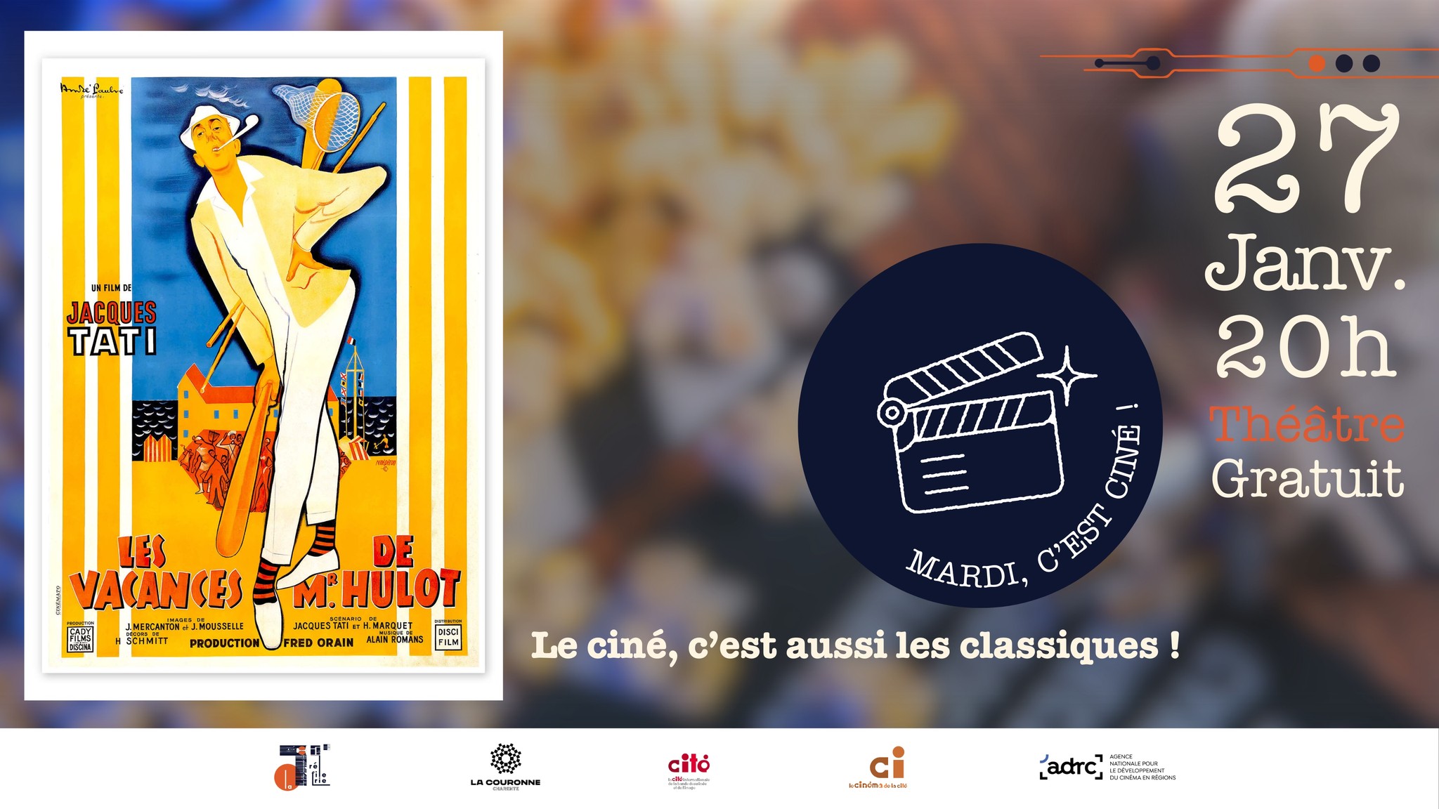 Mardi c’est ciné !  - Les vacances de Monsieur Hulot