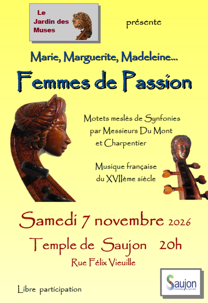 Femmes de Passion - Musique française du XVIIème siècle