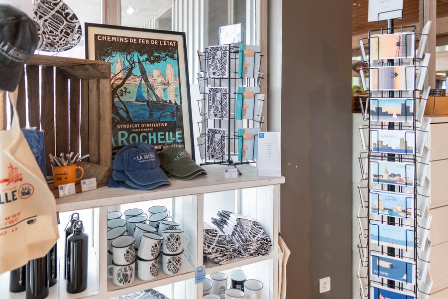 Produits de la boutique de l'Office de Tourisme