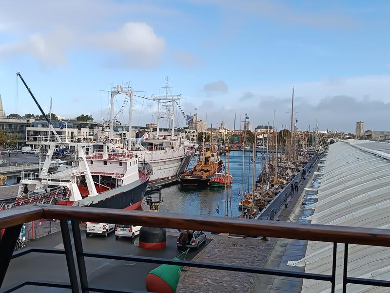 Vue depuis la terrasse Musée Maritime