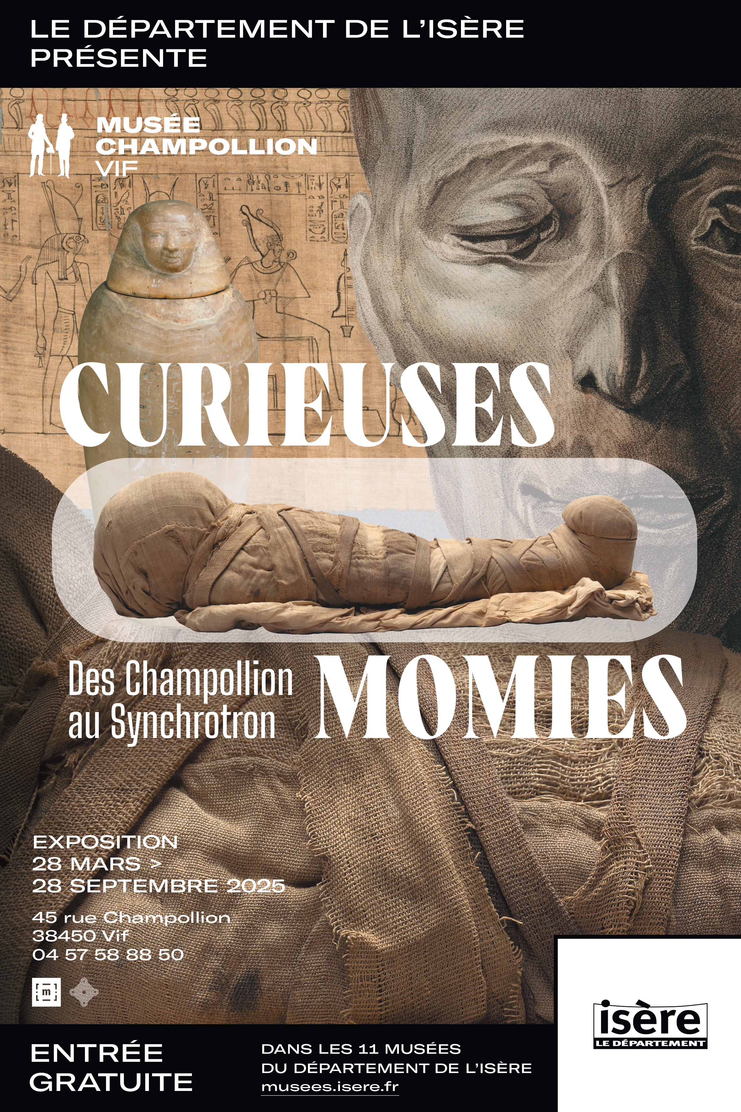 Curieuses momies. Des Champollion au Synchrotron_Vif