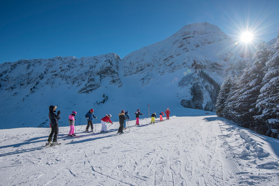 Cours de ski enfants à Saint Jean d'Aulps - Roc d'Enfer
