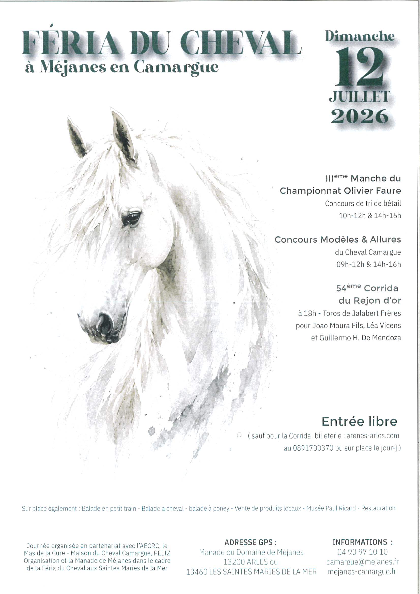 Corrida Rejon D&rsquo;Or – Féria à Méjanes