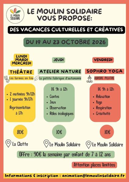 Vacances culturelles et créatives