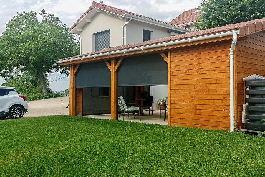 la terrasse couverte