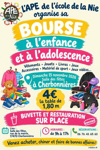 Bourse à l'enfance et à l'adolescence