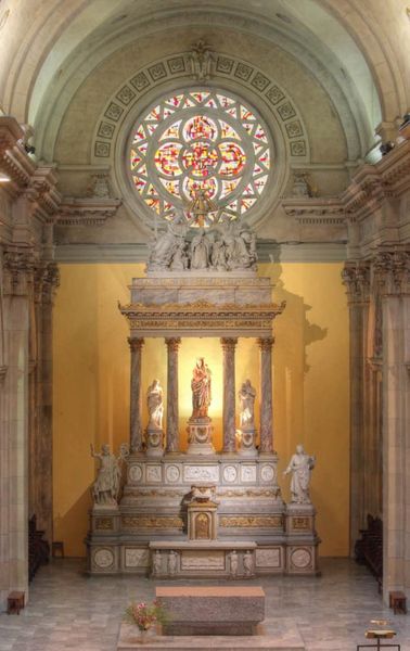 Maître autel du choeur de l'église Notre-Dame de Liesse