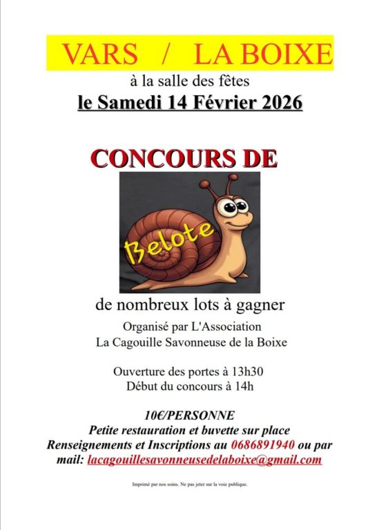 Concours de belote_La Boixe