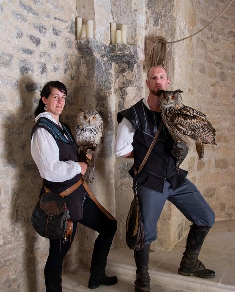Fauconnerie à la Forteresse de Mornas - Mornas