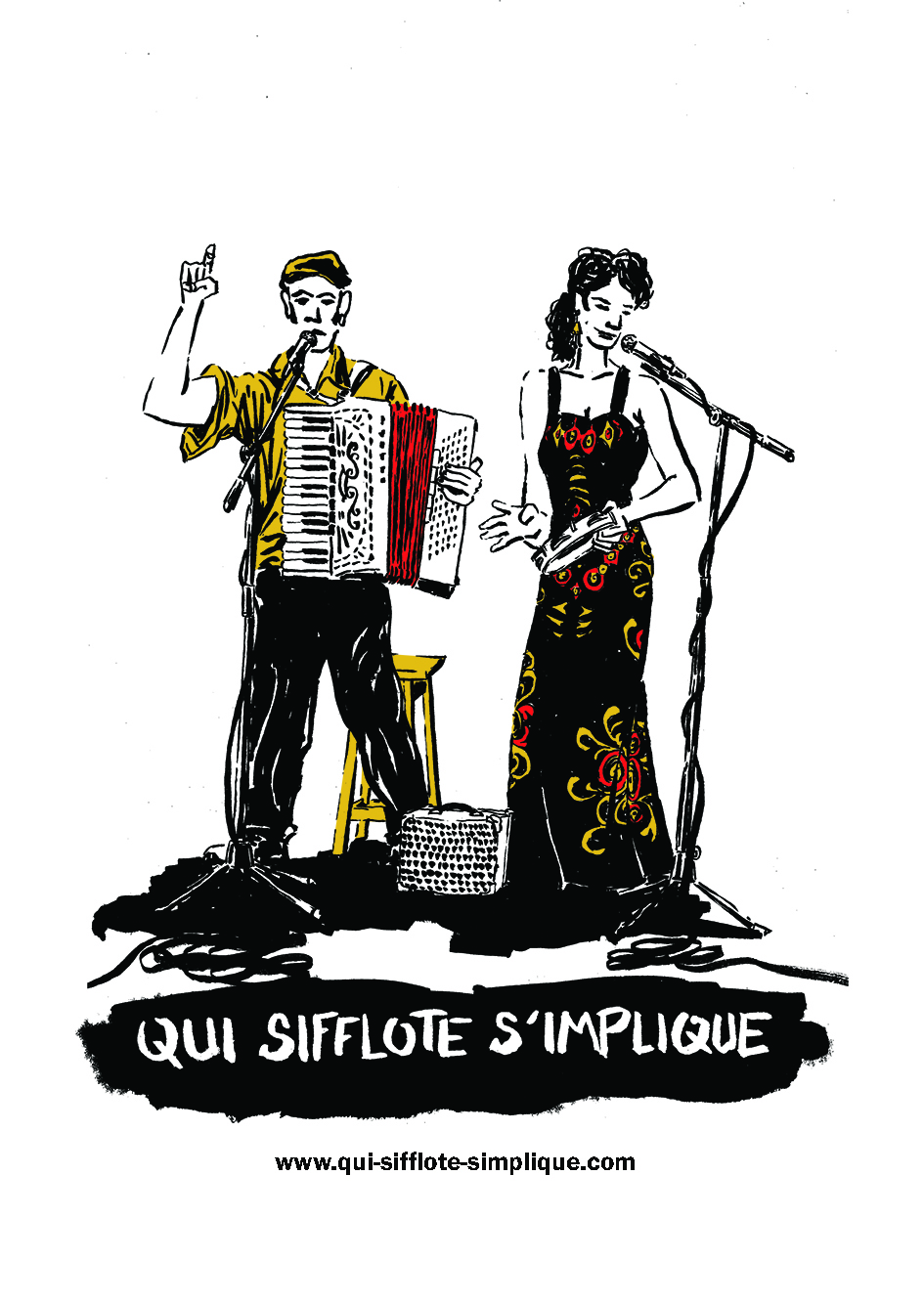 Concert du duo maratois « Qui sifflote s’implique « 