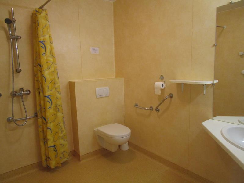 Salle d'eau / WC (RdC)Gîte rural Beaumoulin (n°255)- La Madeleine sur Loing -