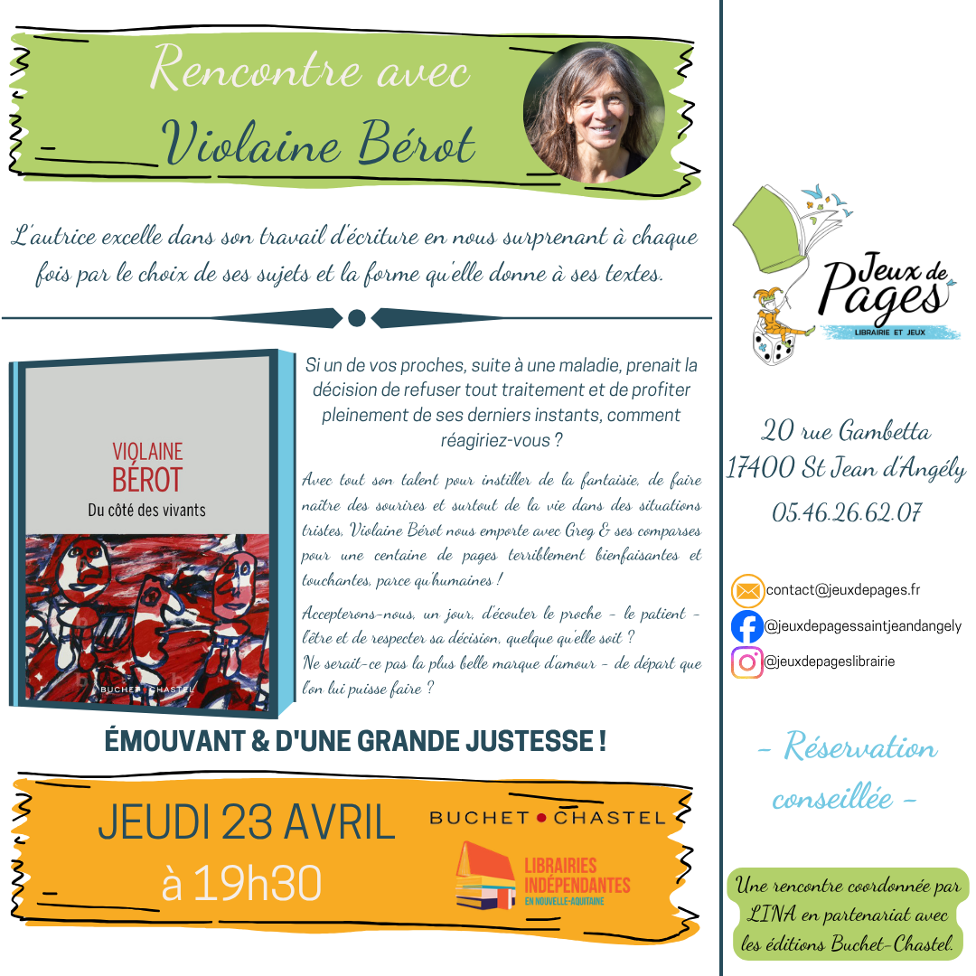 Rencontre avec Violaine Bérot