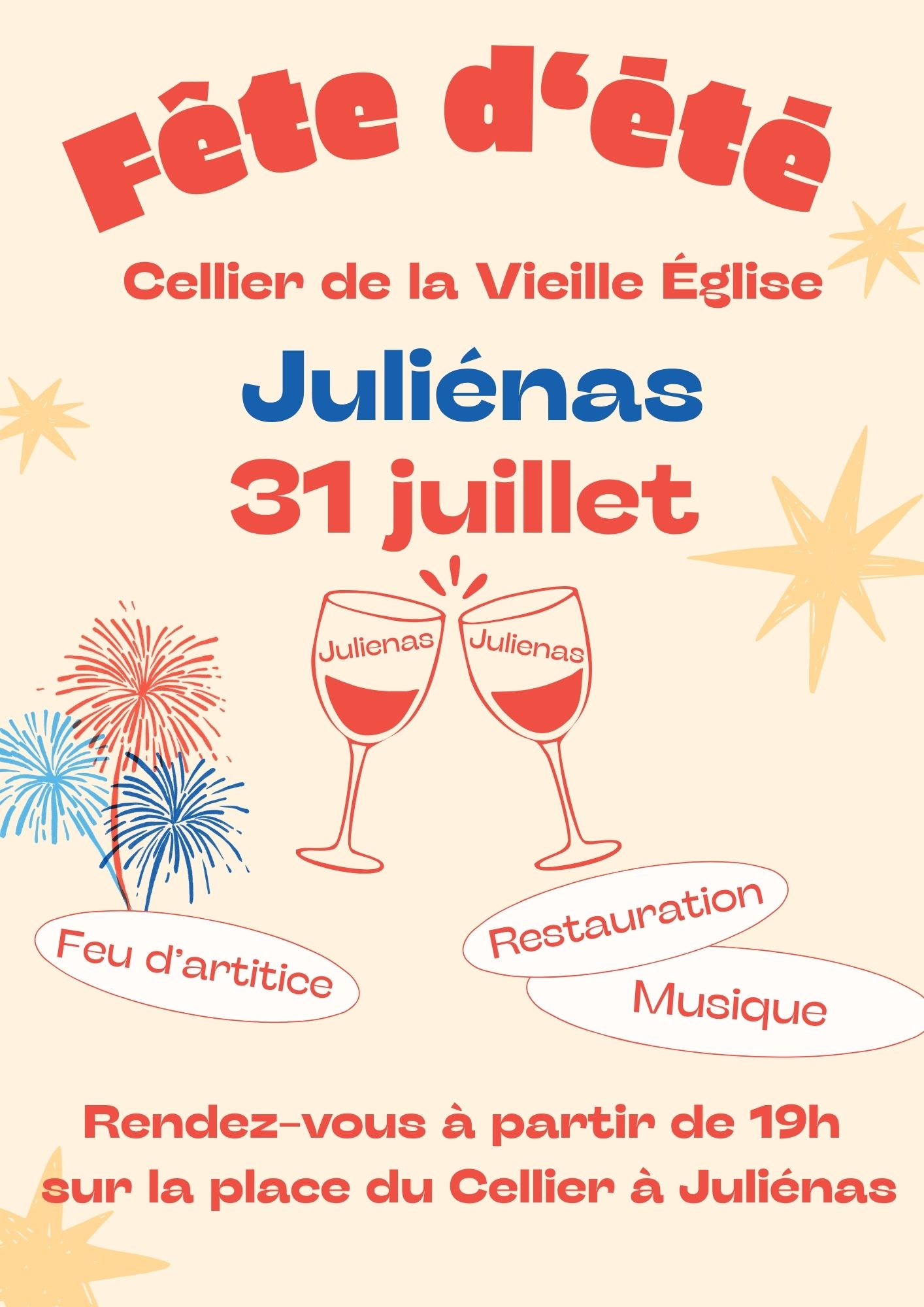 Fête d'été à Juliénas