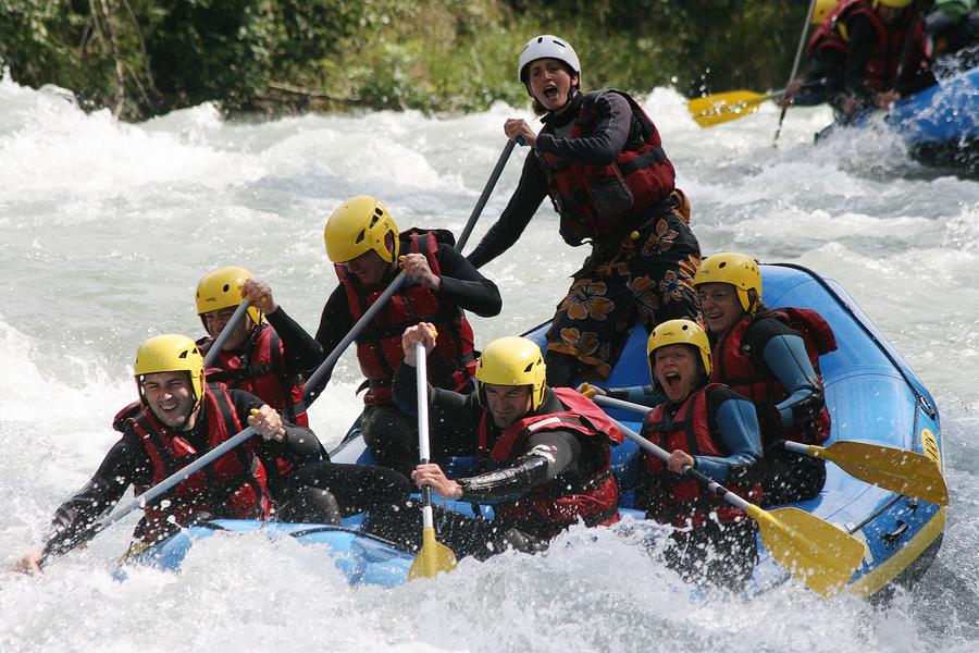 rafting sur l'Isère