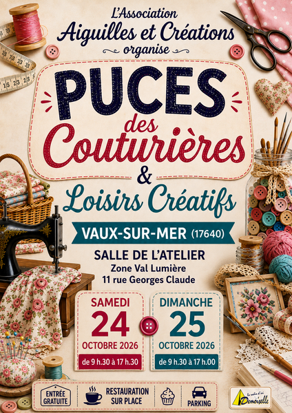 Puces des couturières et loisirs créatifs