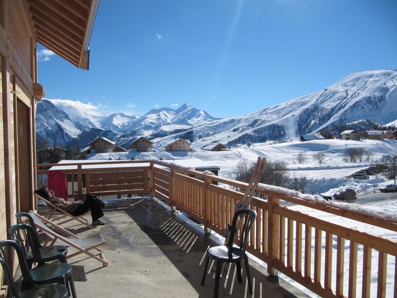 Vue du balcon terrasse