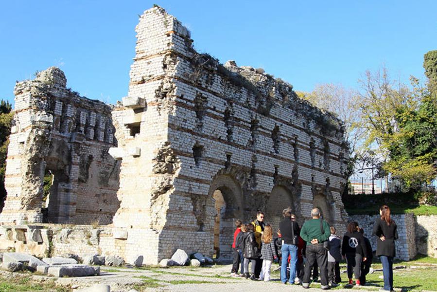 Frigidarium des thermes du Nord