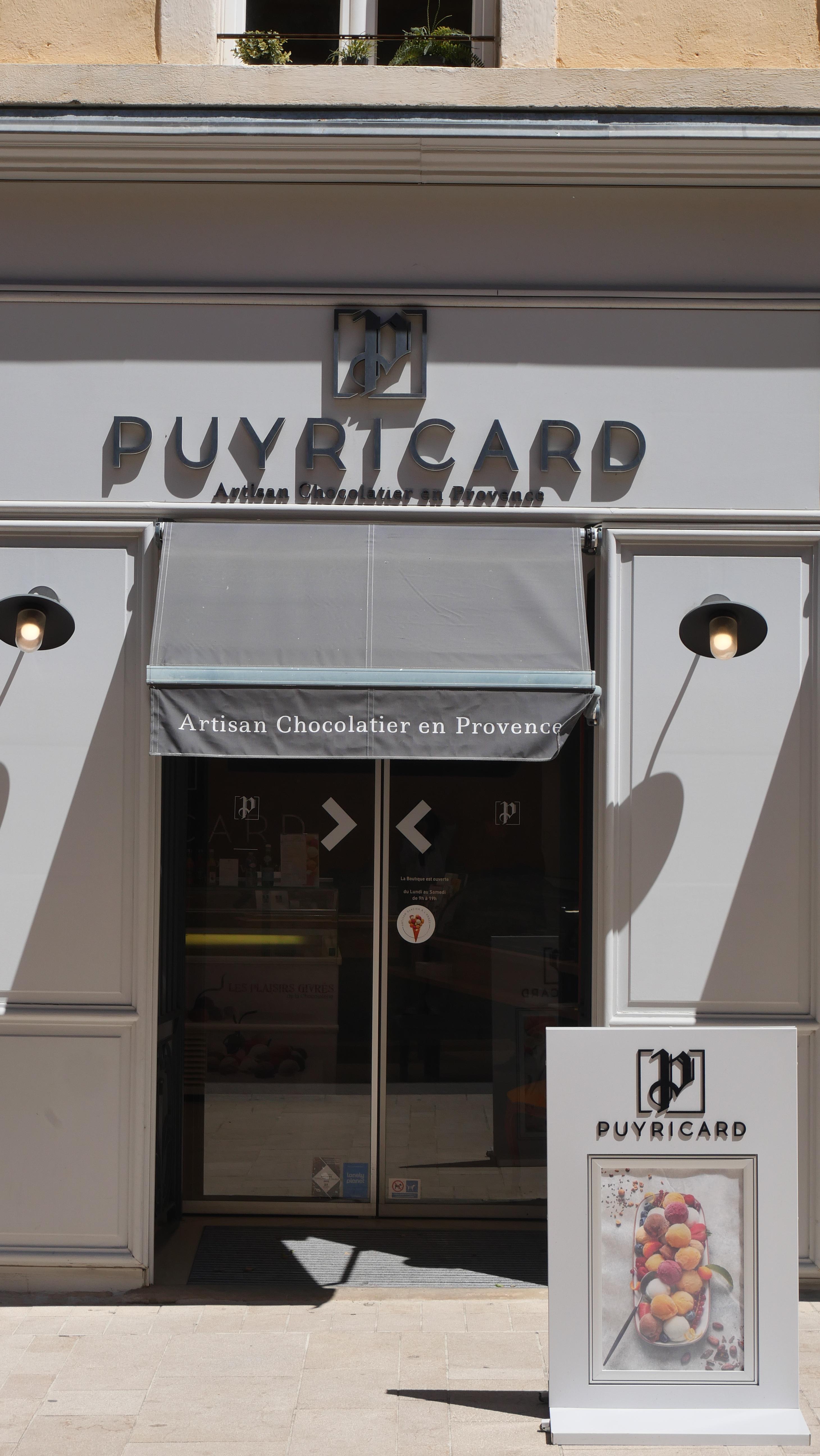 Boutique de la Chocolaterie de Puyricard (rue Rifle Rafle)