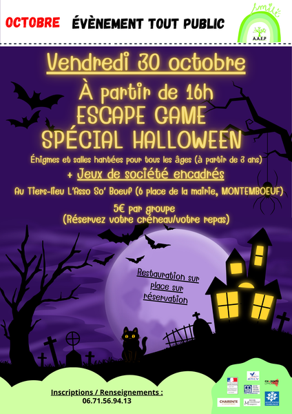 Escape game spécial Halloween