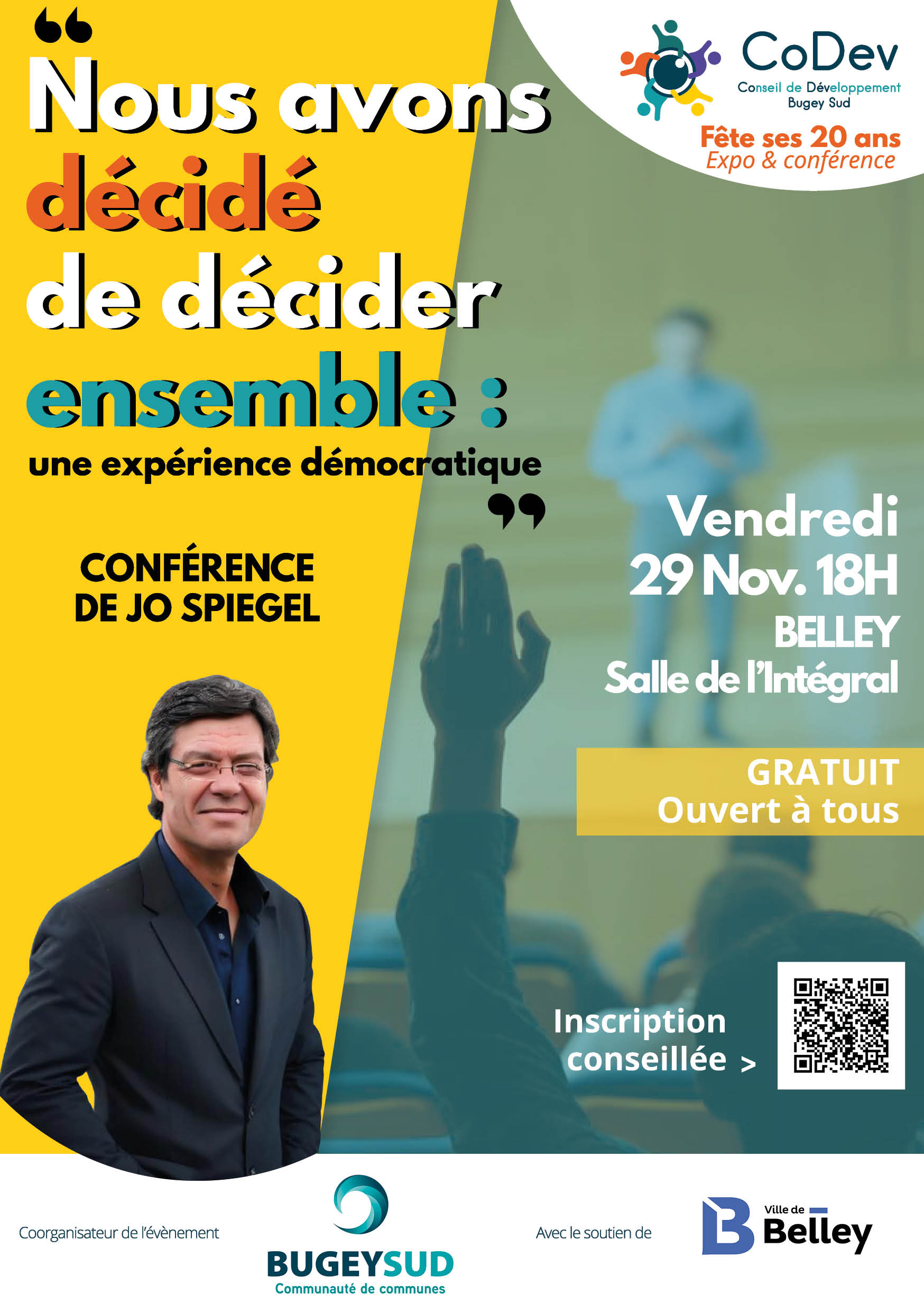 Conférence « Nous avons décidé de décider ensemble »