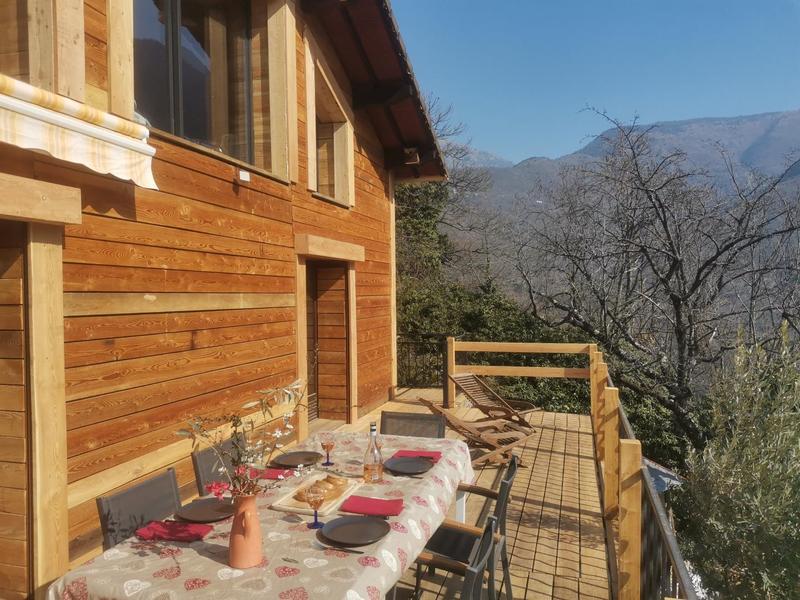 Terrasse - Les Grillons - Belvedere -Gîtes de France Alpes-Maritimes