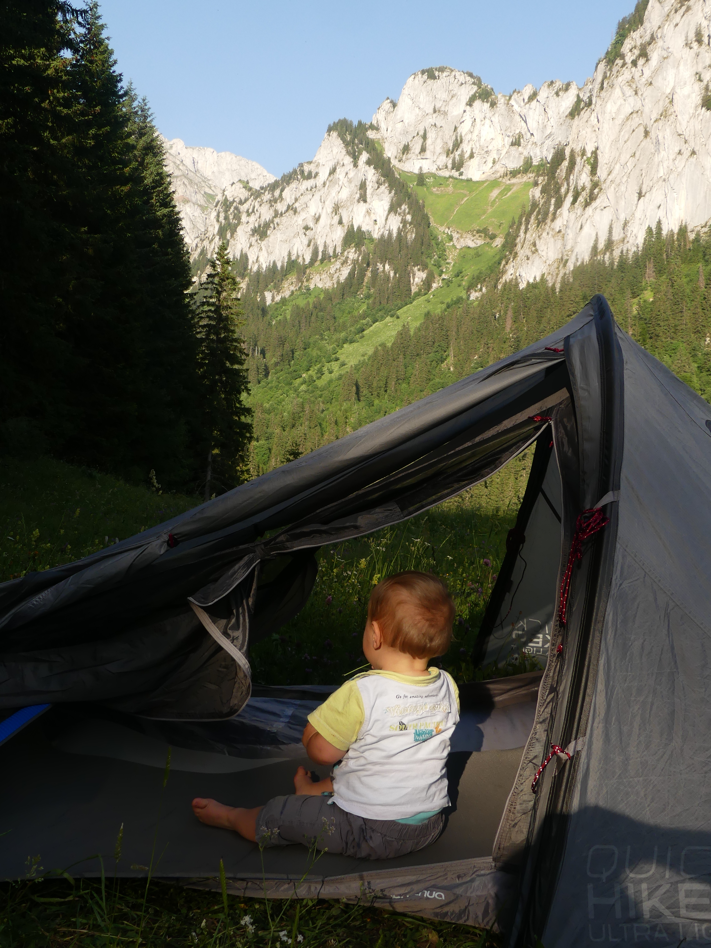 Randonnée trek Mon premier bivouac