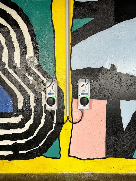 Borne de recharge - Parking 2KM3_Saint-Gervais-les-Bains