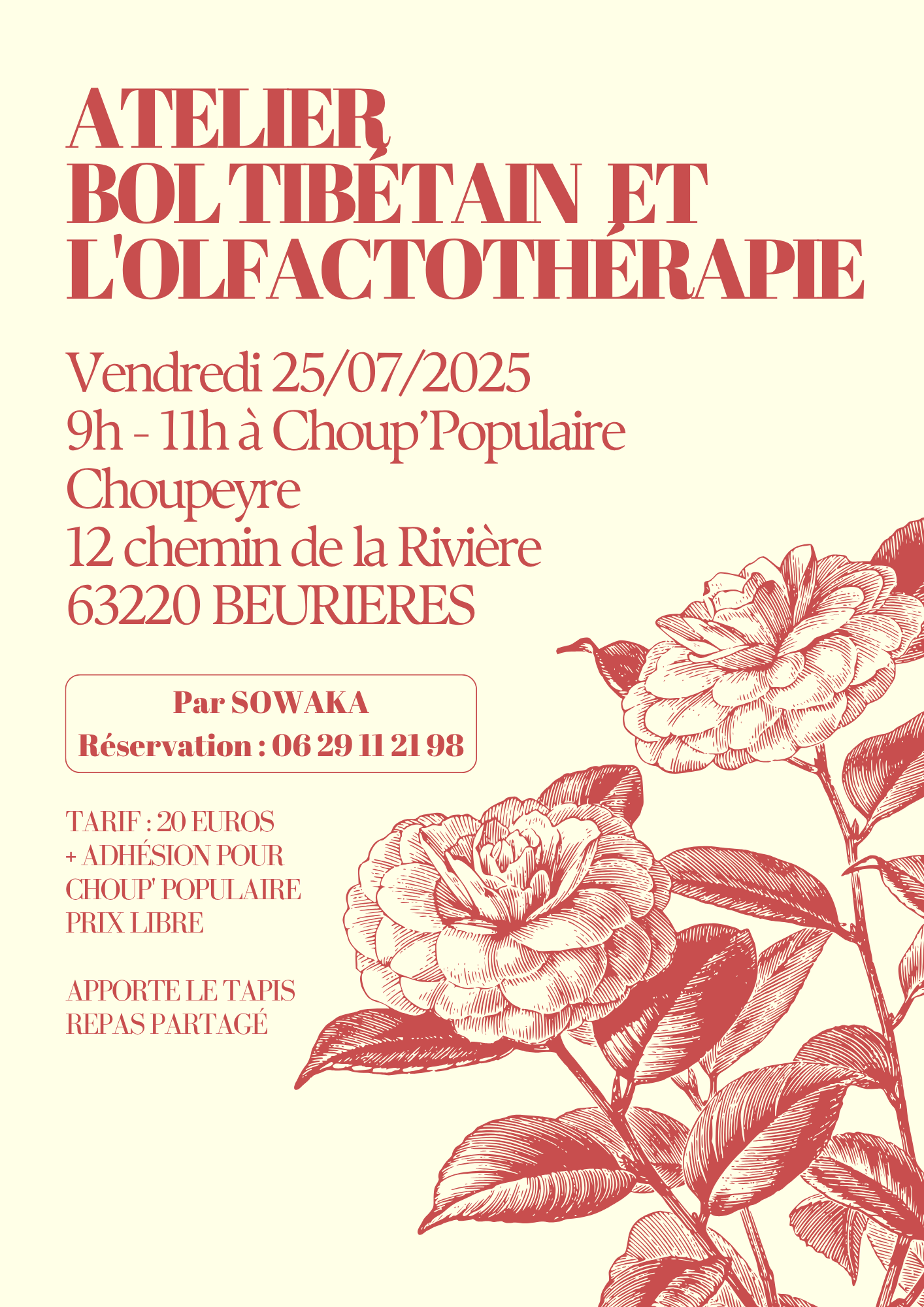 Atelier Bol Tibétain et Olfactothérapie