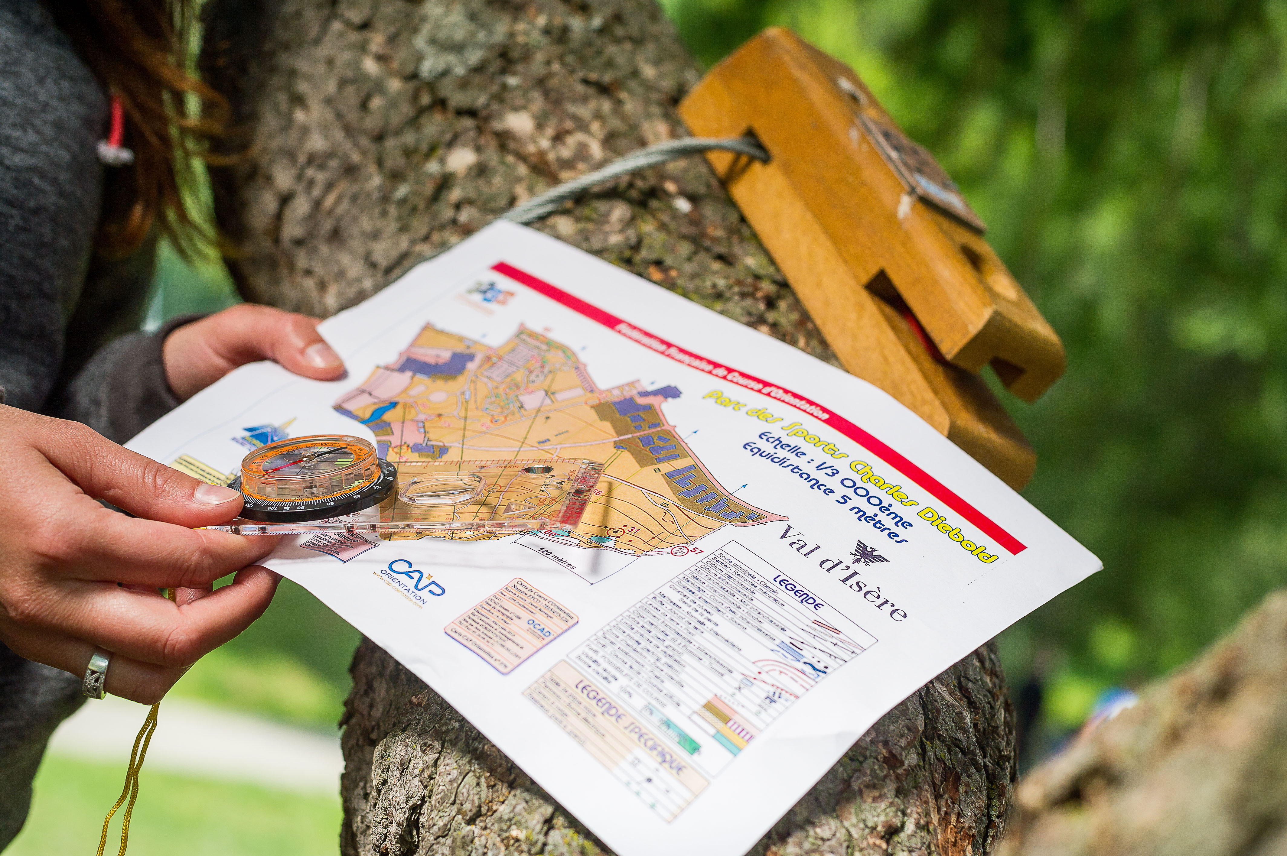 Carte de course d'orientation